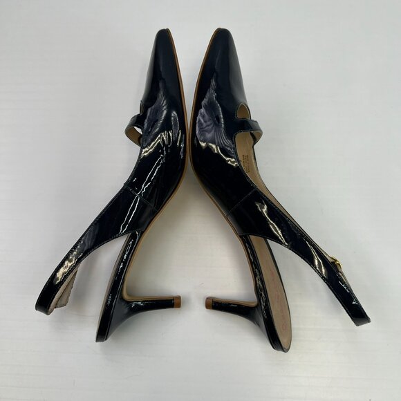 Lilly Pulitzer Kitten Heel Women 8.5 Sling Back Strap Brazil Work Party Core Go - Picture 7 of 12